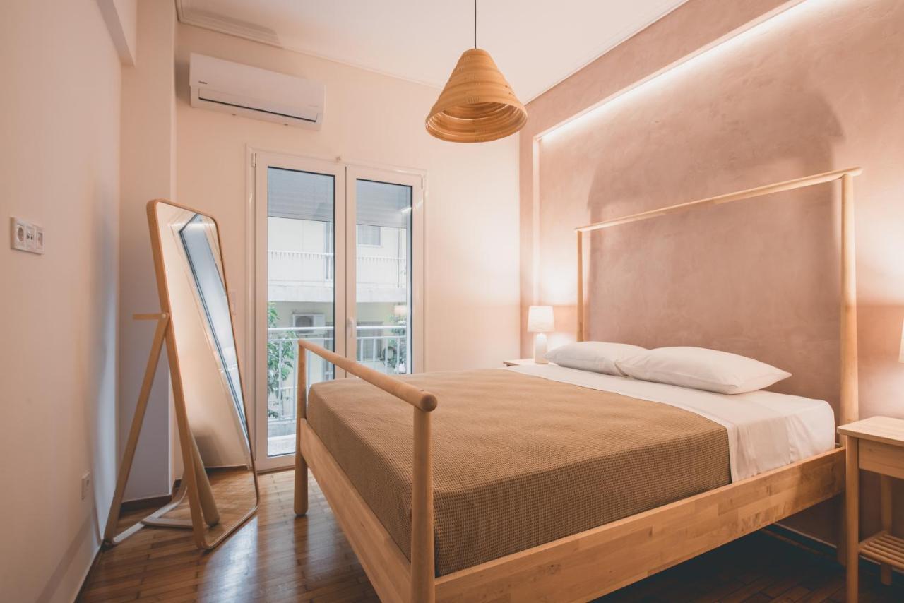 90M2 Luxury Apartment In The Heart Of Athens - Living Stone Sunstone Exterior foto