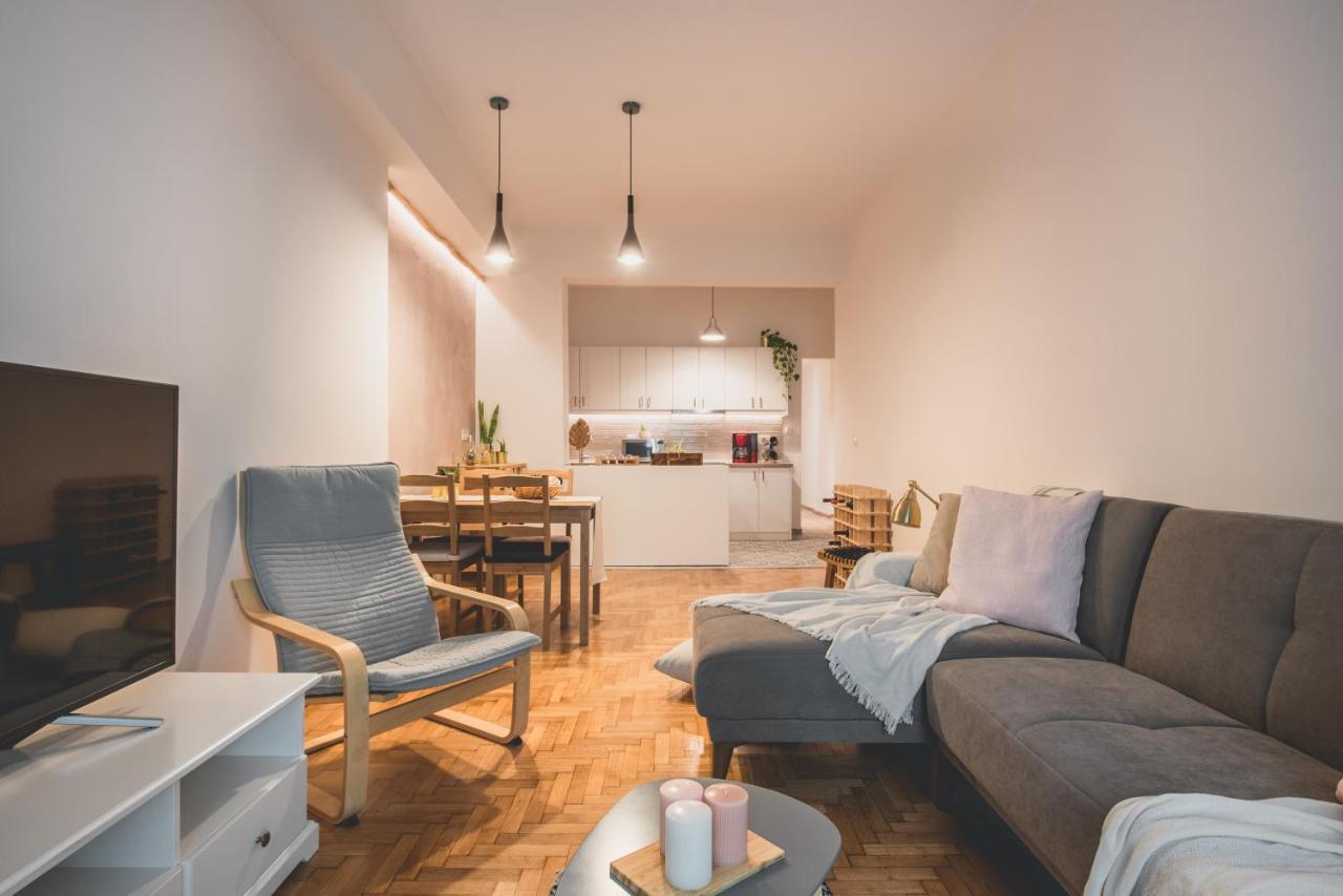 90M2 Luxury Apartment In The Heart Of Athens - Living Stone Sunstone Exterior foto